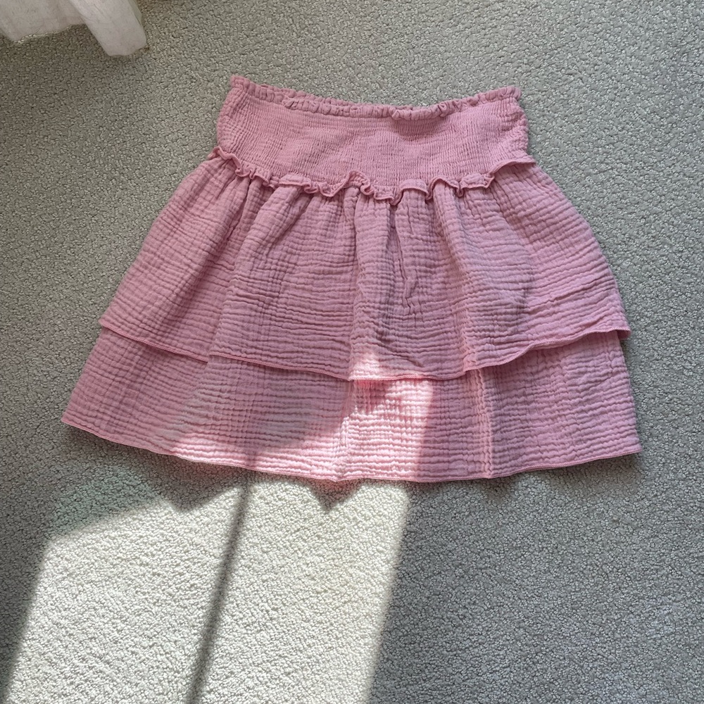 Juniper Blu tiered mini skirt size XS